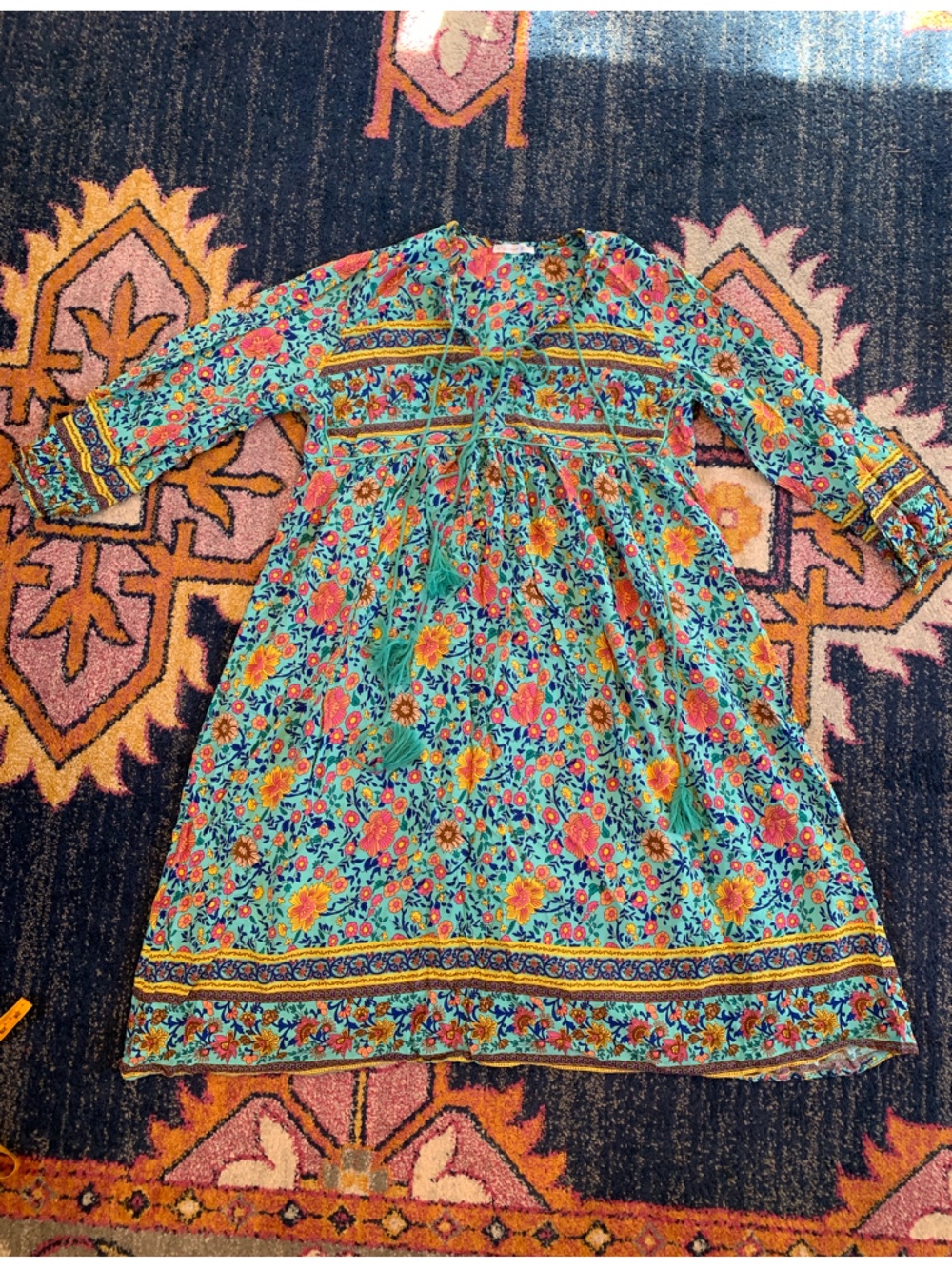 Boho midi floral summer dress